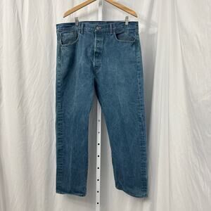 Levi's 501XX Jeans Men's 36 x 29 White Oak Cone Denim Blue Button Fly